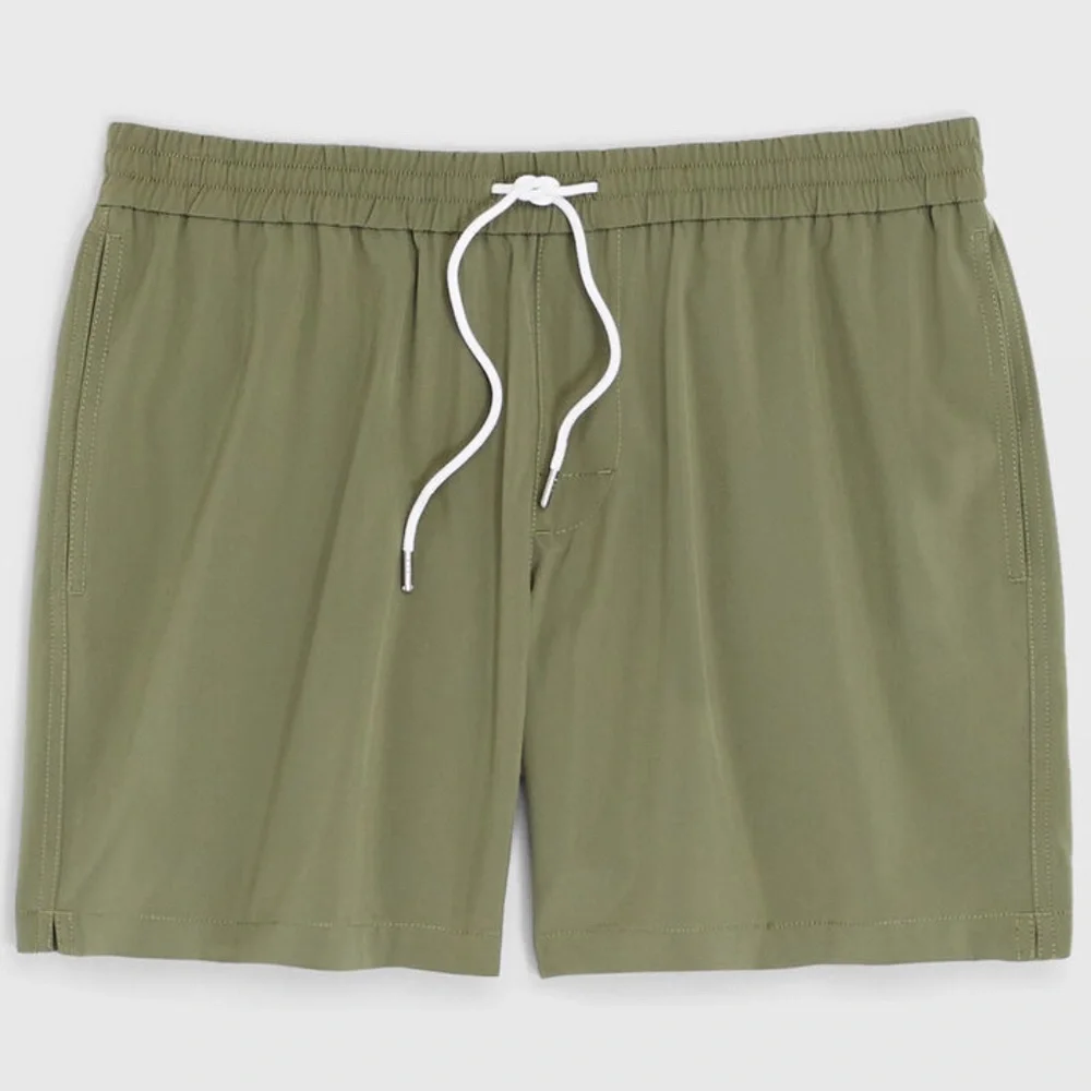 Cody Solid 5.5” Swim Trunk - Brand New - NEVER WORN - Olive - Picture 5 of 5